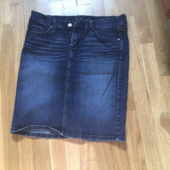 🌵It Jeans Los Angeles Denim Skirt skirt sz 27 - Picture 4 of 7